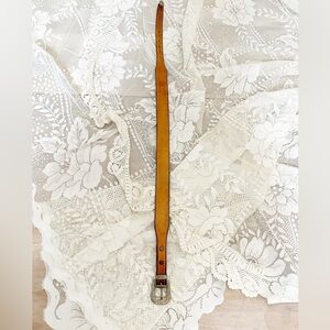 Classic Cognac Leather Belt